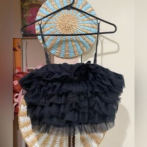 Women’s tiny tulle top